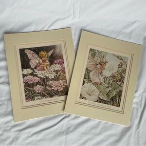 Cicely Mary Barker Floral Fairy Art Prints - Set of 2